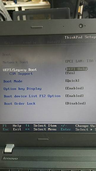 安装GPT格式系统