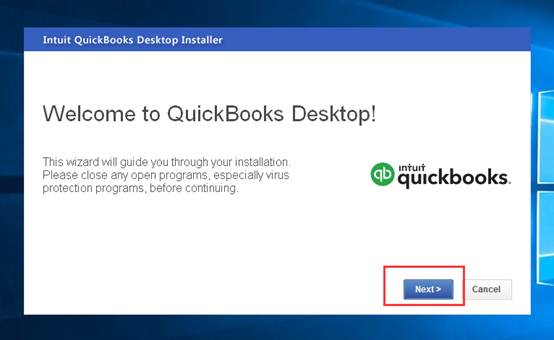 安装QuickBooks