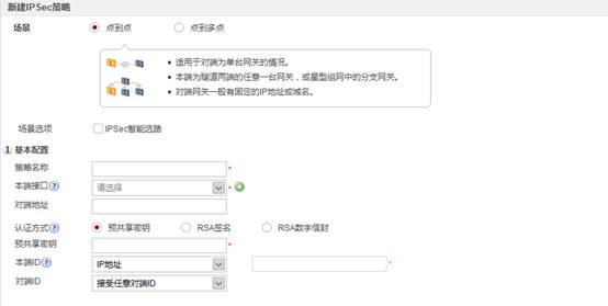 华为IPSEC隧道建立