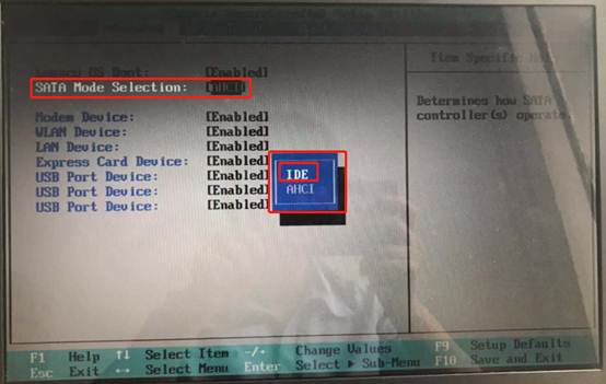 蓝屏报错为0x0000007B