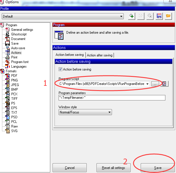 PDFCreator输出文件为空白